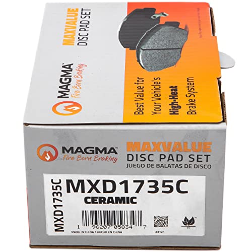 MAGMA MaxValue MXD1735C Ceramic Brake Pads, Front