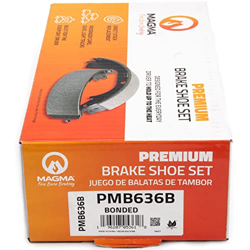 MAGMA Premium PMB636B Bonded Shoes, Rear