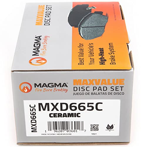 MAGMA MaxValue MXD665C Ceramic Brake Pads, Front