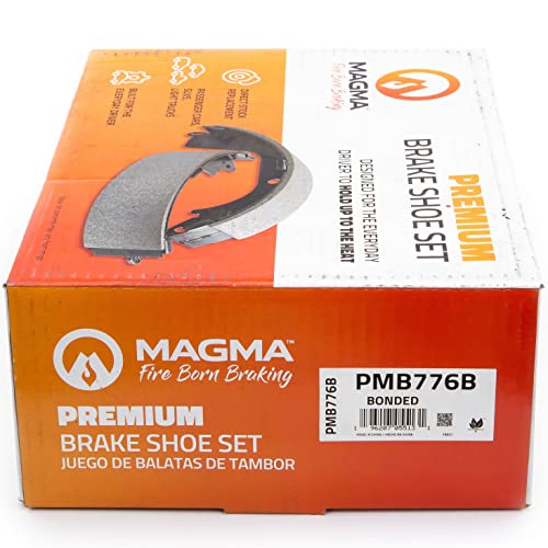 MAGMA Premium PMB776B Bonded Shoes, Rear