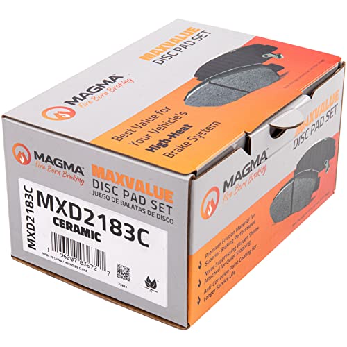 MAGMA MaxValue MXD2183C Ceramic Brake Pads, Rear