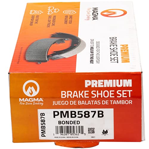 MAGMA Premium PMB587B Bonded Shoes, Rear