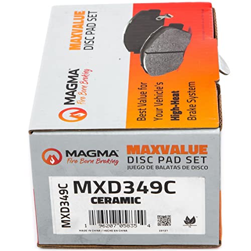 MAGMA MaxValue MXD349C Ceramic Brake Pads, Front