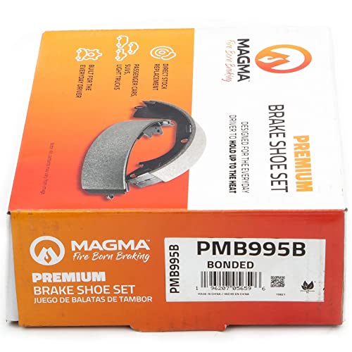 MAGMA Premium PMB995B Bonded Shoes, Rear