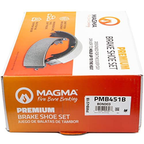 MAGMA Premium PMB451B Bonded Shoes, Rear