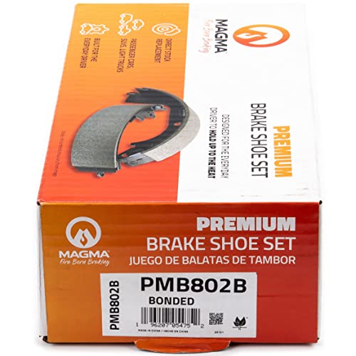 MAGMA Premium PMB802B Bonded Shoes, Rear
