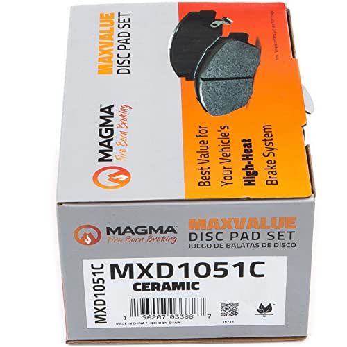 MAGMA MaxValue MXD1051C Ceramic Brake Pads, Rear