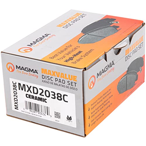MAGMA MaxValue MXD2038C Ceramic Brake Pads, Front