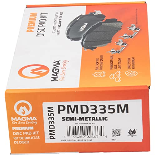MAGMA Premium Semi-Metallic Brake Pads PMD335M