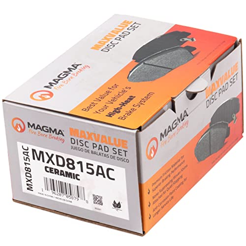 MAGMA MaxValue MXD815AC Ceramic Brake Pads, Front