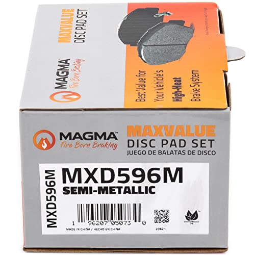 MAGMA MaxValue Semi-Metallic Brake Pads MXD596M