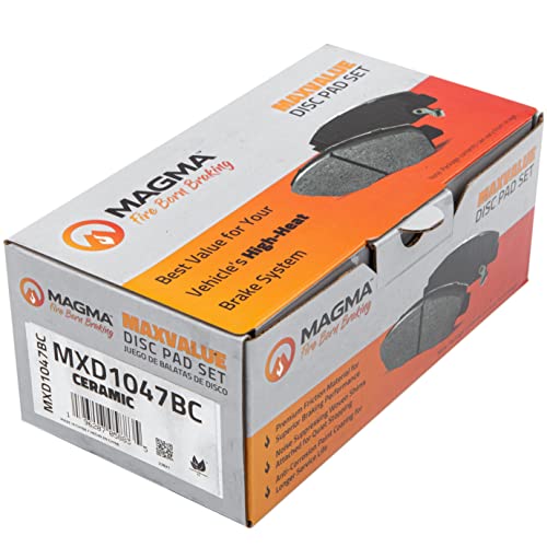 MAGMA MaxValue MXD1047BC Ceramic Brake Pads, Front