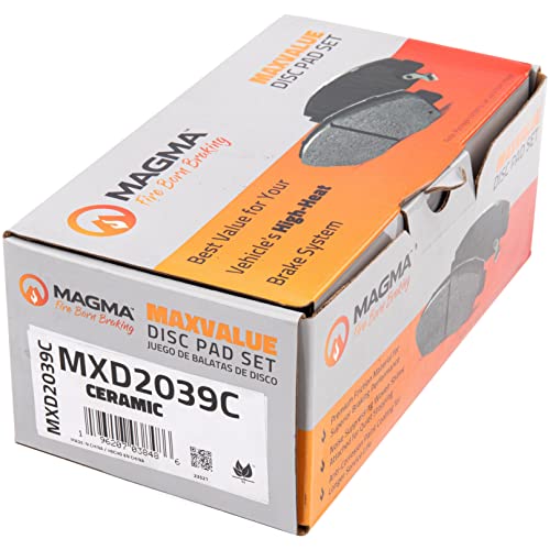 MAGMA MaxValue MXD2039C Ceramic Brake Pads, Front