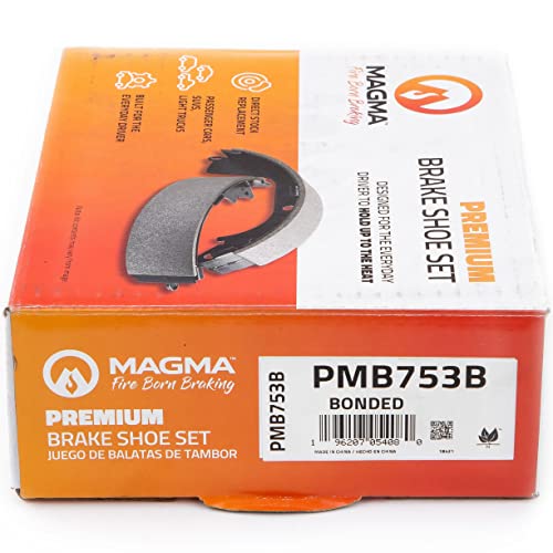 MAGMA Premium PMB753B Bonded Shoes, Rear