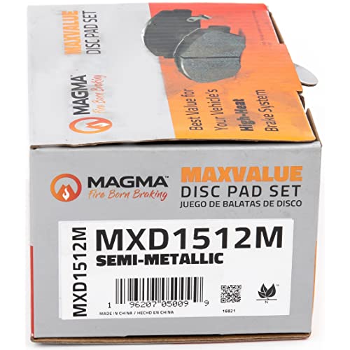 MAGMA MaxValue Semi-Metallic Brake Pads MXD1512M