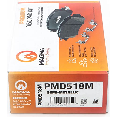 MAGMA Premium Semi-Metallic Brake Pads PMD518M