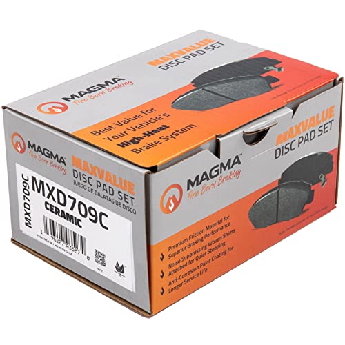 MAGMA MaxValue MXD709C Ceramic Brake Pads, Rear