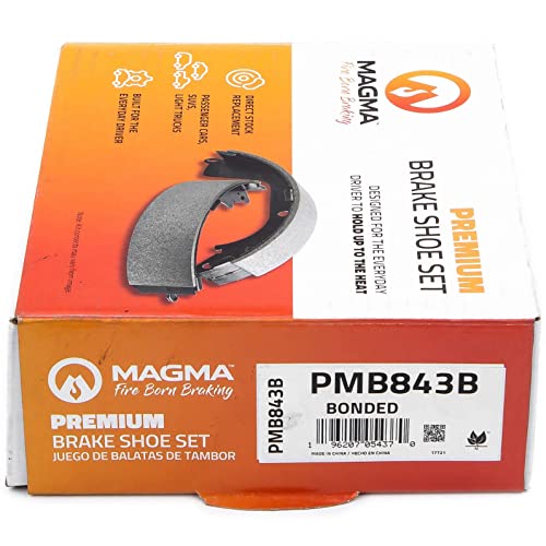 MAGMA Premium PMB843B Bonded Shoes, Rear