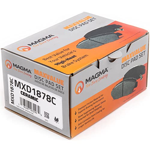 MAGMA MaxValue MXD1878C Ceramic Brake Pads, Rear