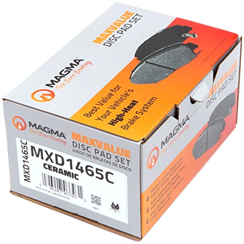 MAGMA MaxValue MXD1465C Ceramic Brake Pads, Rear