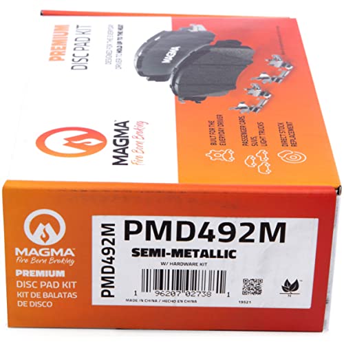 MAGMA Premium Semi-Metallic Brake Pads PMD492M