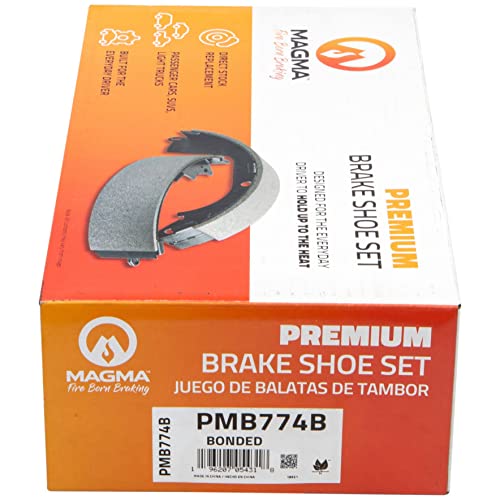 MAGMA Premium PMB774B Bonded Shoes, Rear