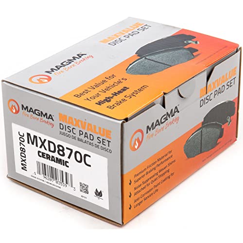 MAGMA MaxValue MXD870C Ceramic Brake Pads, Front