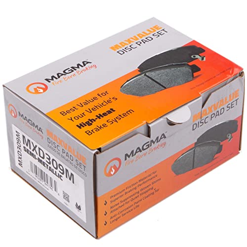 MAGMA MaxValue MXD309M Semi-Metallic Brake Pads, Rear