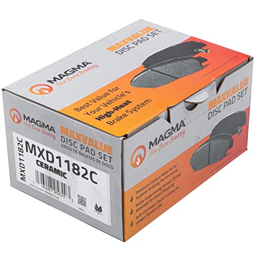 MAGMA MaxValue MXD1182C Ceramic Brake Pads, Front