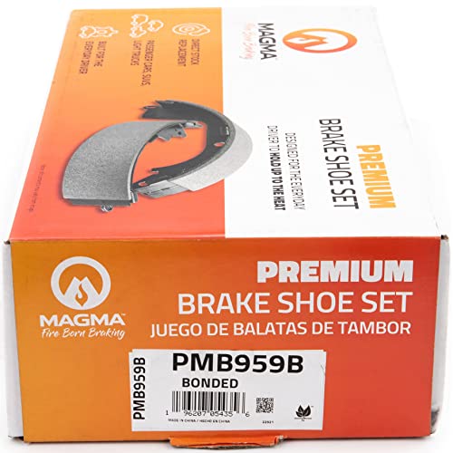 MAGMA Premium PMB959B Bonded Shoes, Rear