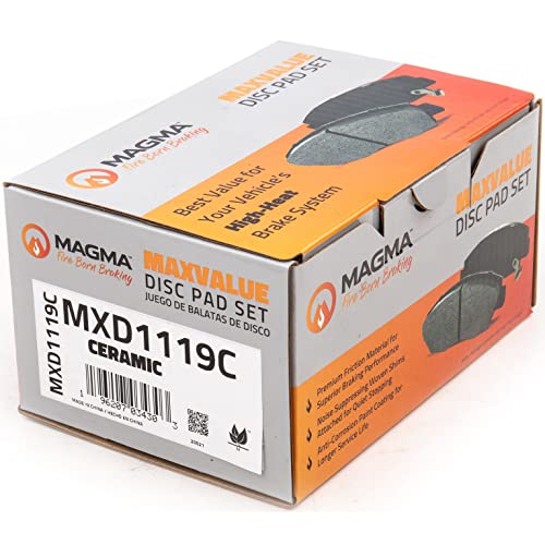MAGMA MaxValue MXD1119C Ceramic Brake Pads, Front