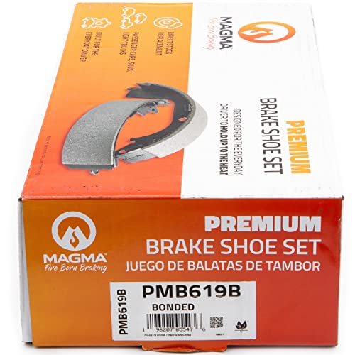 MAGMA Premium PMB619B Bonded Shoes, Rear