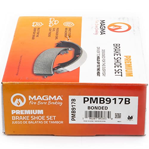 MAGMA Premium PMB917B Bonded Shoes, Rear