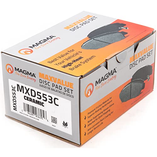 MAGMA MaxValue MXD553C Ceramic Brake Pads, Rear