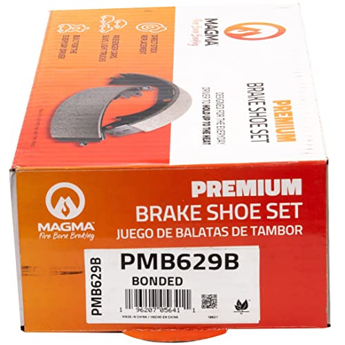 MAGMA Premium PMB629B Bonded Shoes, Rear