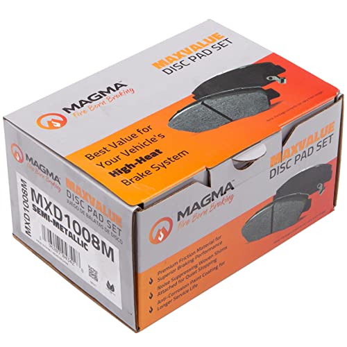 MAGMA MaxValue MXD1008M Semi-Metallic Brake Pads, Rear