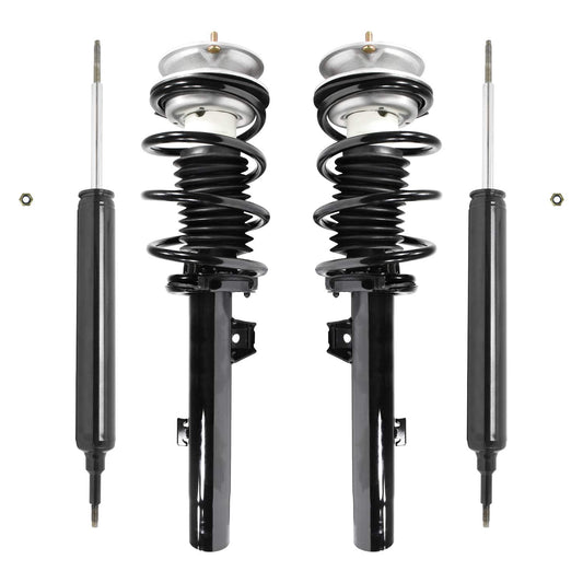 Unity 4-11373-259710-001 Front and Rear 4 Wheel Complete Strut Assembly with Gas Shock Kit