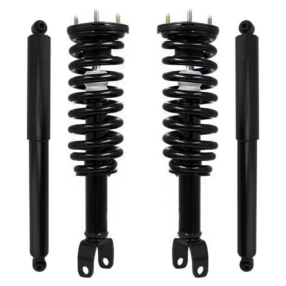 Unity Automotive 4-11094-256400-001 4 Wheel Complete Strut Assembly with Gas Shock Kit 2005-2009 Dodge Dakota RWD