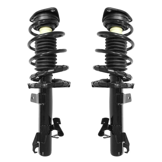 UNITY AUTOMOTIVE 2-11681-11682-001 Front 2 Wheel Complete Strut Assembly Kit 2004-2012 Mazda 3