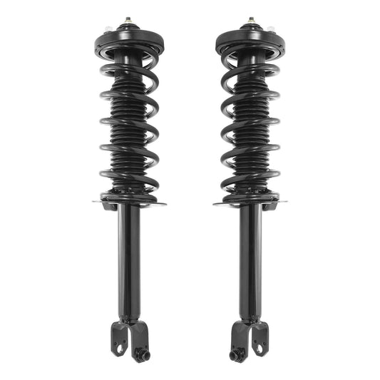 UNITY AUTOMOTIVE 2-15971-15972-001 Rear 2 Wheel Complete Strut Assembly Kit 2014-2015 Honda Accord 2.0L Hybrid