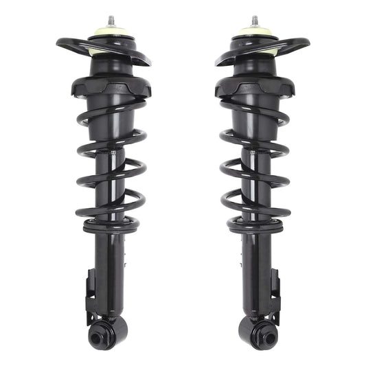 UNITY AUTOMOTIVE 2-15091-15092-001 Rear 2 Wheel Complete Strut Assembly Kit 2007-2008 Mini Cooper