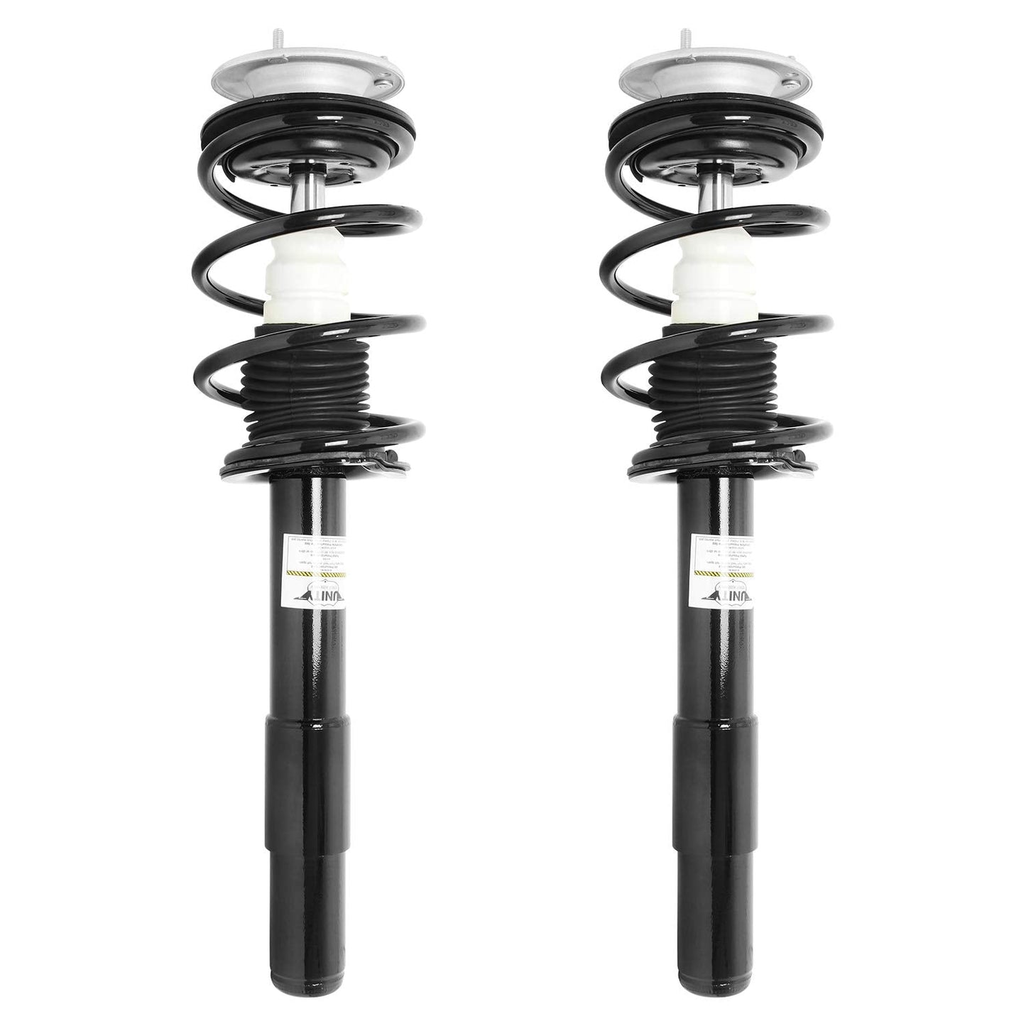 Unity Automotive 2-11960-001 Front 2 Wheel Complete Strut Assembly Kit 2004-2007 BMW 525i