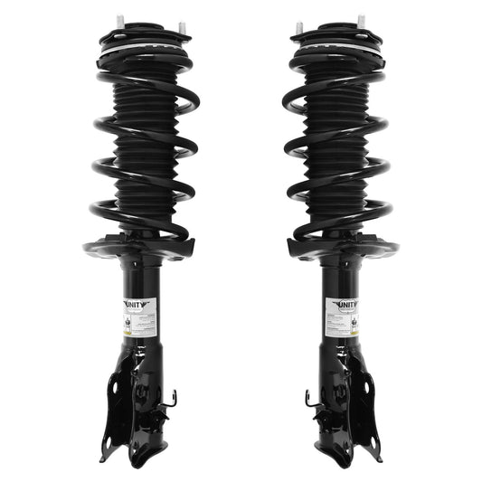 UNITY AUTOMOTIVE 2-11813-11814-001 Front 2 Wheel Complete Strut Assembly Kit 2006-2011 Honda Civic Coupe