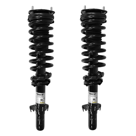 UNITY AUTOMOTIVE 2-11990-001 Front 2 Wheel Complete Strut Assembly Kit 2006-2012 Ford Fusion