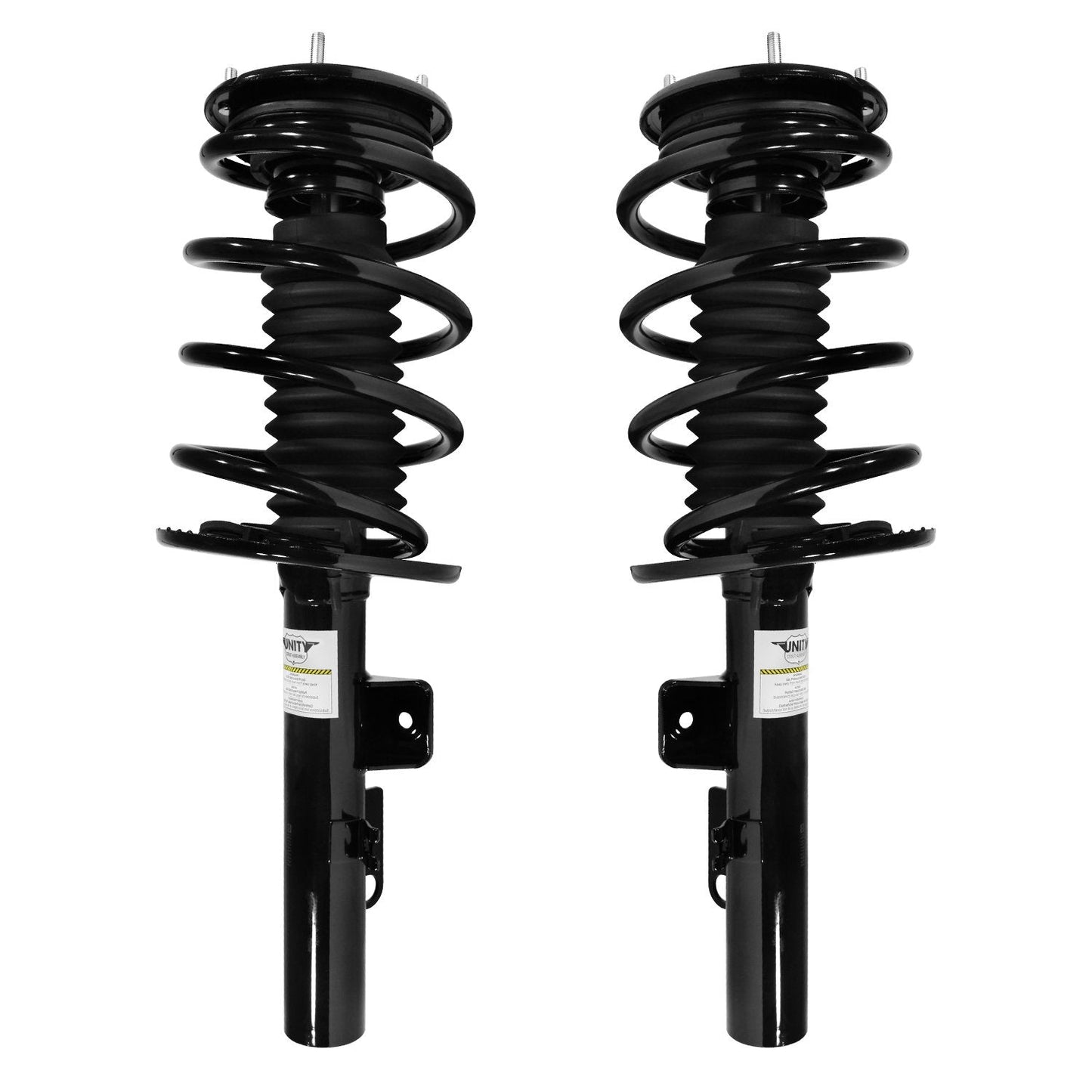 UNITY AUTOMOTIVE 2-11543-11544-001 Front 2 Wheel Complete Strut Assembly Kit 2008-2009 Ford Taurus