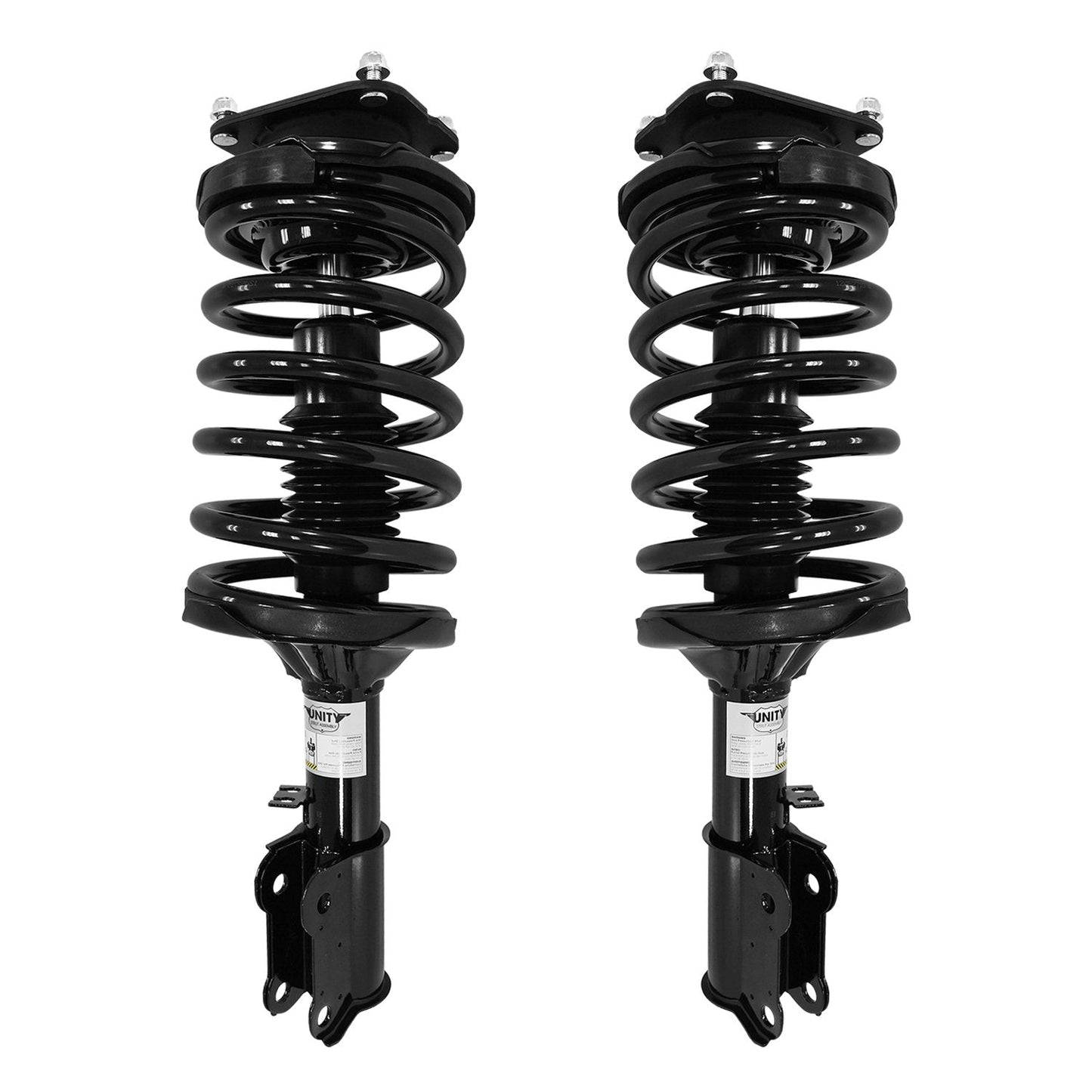 UNITY AUTOMOTIVE 2-11953-11954-001 Front 2 Wheel Complete Strut Assembly Kit 2002-2005 Kia Entourage