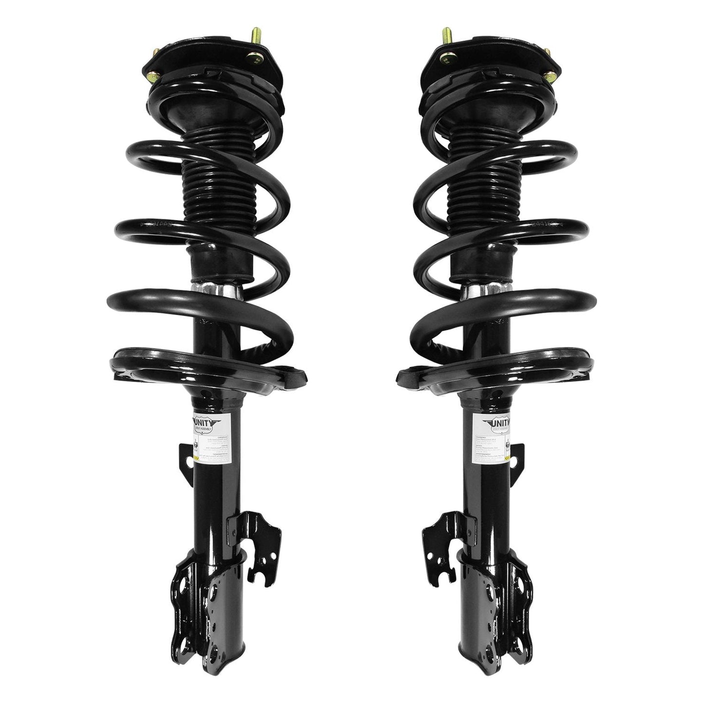 UNITY AUTOMOTIVE 2-11981-11982-001 Front 2 Wheel Complete Strut Assembly Kit 2005-2010 Toyota Sienna