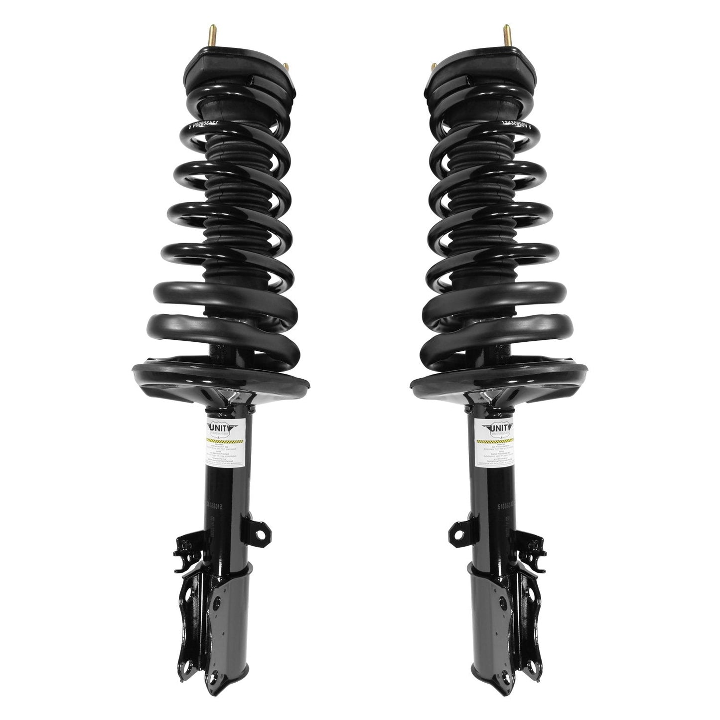 UNITY AUTOMOTIVE 2-15341-15342-001 Rear 2 Wheel Complete Strut Assembly Kit 2002-2003 Toyota Camry