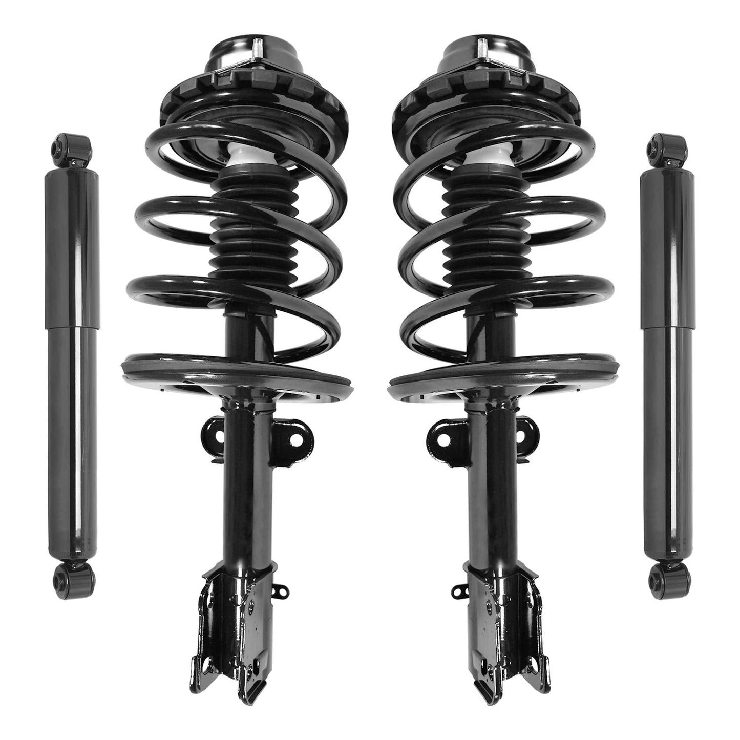 UNITY AUTOMOTIVE 4-11041-253030-001 4 Wheel Complete Strut Assembly with Gas Shock Kit 2000-2000 Chrysler Grand Voyager