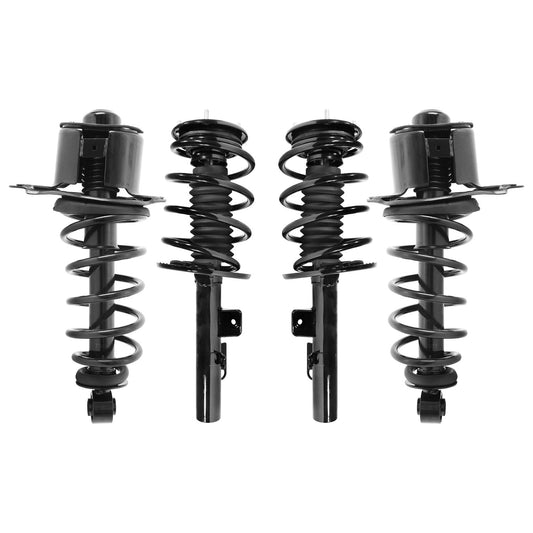 Unity 4-11543-15043-001 Front and Rear 4 Wheel Complete Strut Assembly Kit